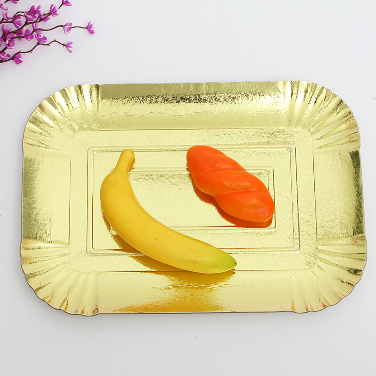 Factory Direct Party Disposable Paper Products Plate Cake Plate Thick Paper Plate Children's Birthday Party Meal Application Scenario