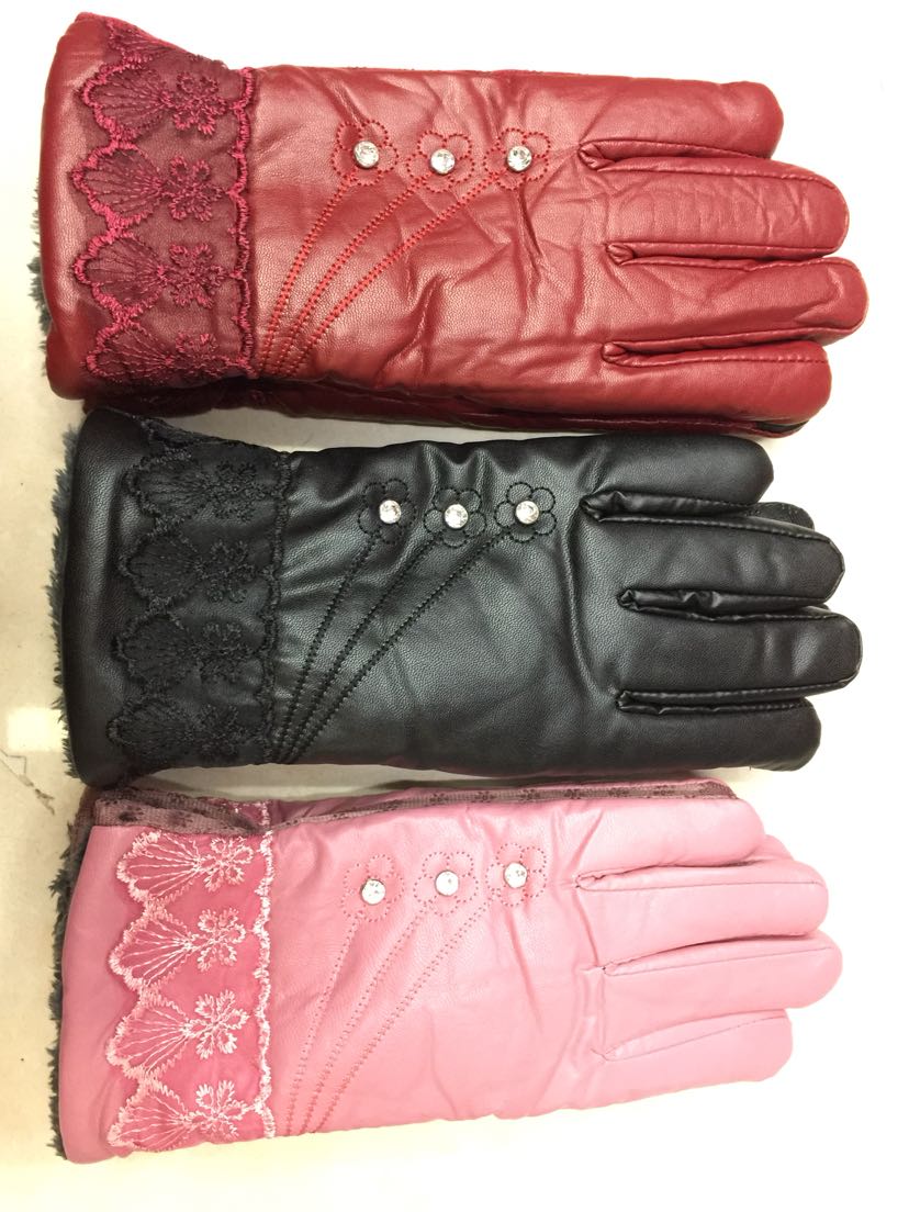 Venta directa de fábrica nuevos guantes calientes para mujeres. Guantes antideslizantes con pantalla táctil. details Picture
