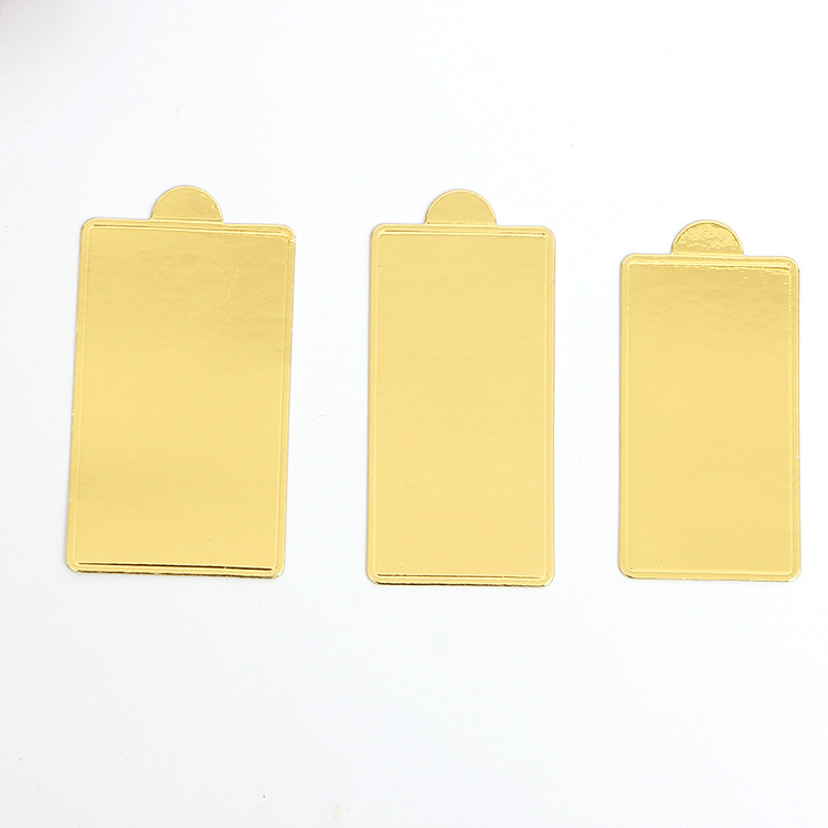Manufacturers Direct Sales Of Cake Cushion Wholesale Thousand Layer Cake Gaskets Triangle Small Gold Card Thickened Cardboard Base Specification drawing