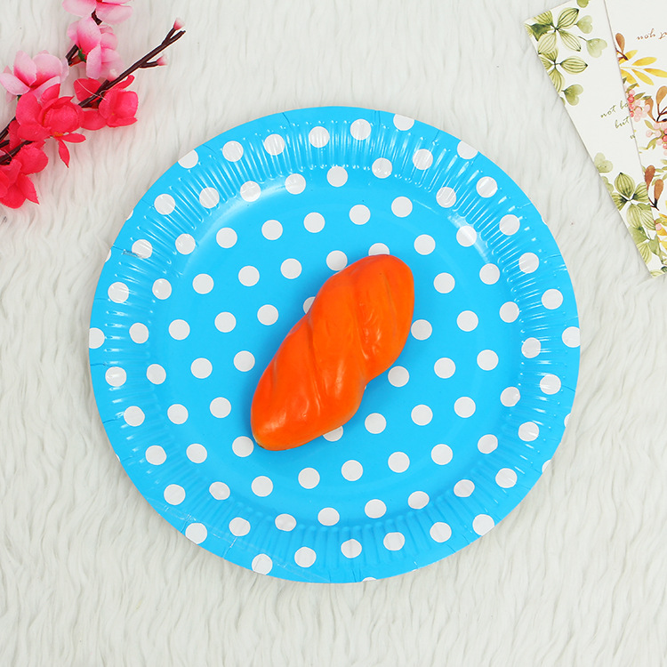 Factory direct sales of disposable paper products, small plates, fashionable and creative, small defect Western food snack plates, wholesale paper trays Application Scenario