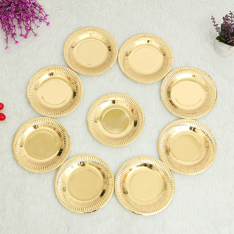 Hot Disposable Cardboard Tray Wholesale Round Snack Gold And Silver Tray Western Dessert Cake Tart Base Application Scenario
