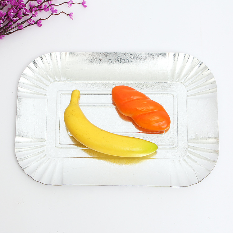 Factory Direct Party Disposable Paper Products Plate Cake Plate Thick Paper Plate Children's Birthday Party Meal Specification drawing