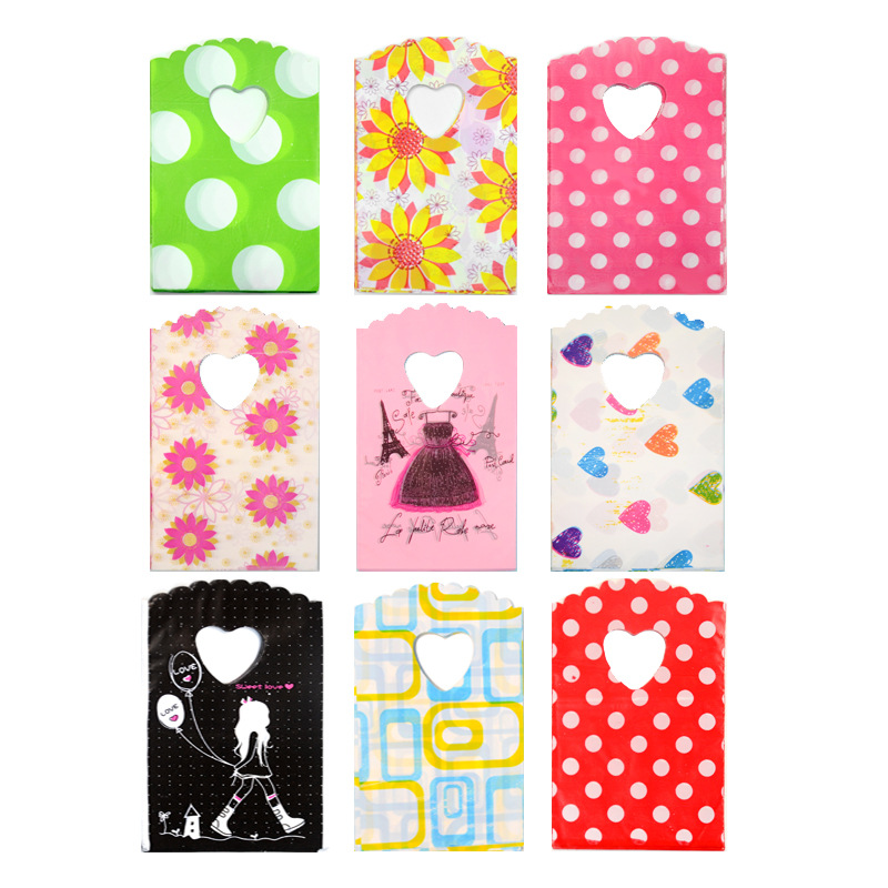 定制款9*14cm手提童装服饰购物袋礼品50装 批发饰品袋礼品袋 塑料