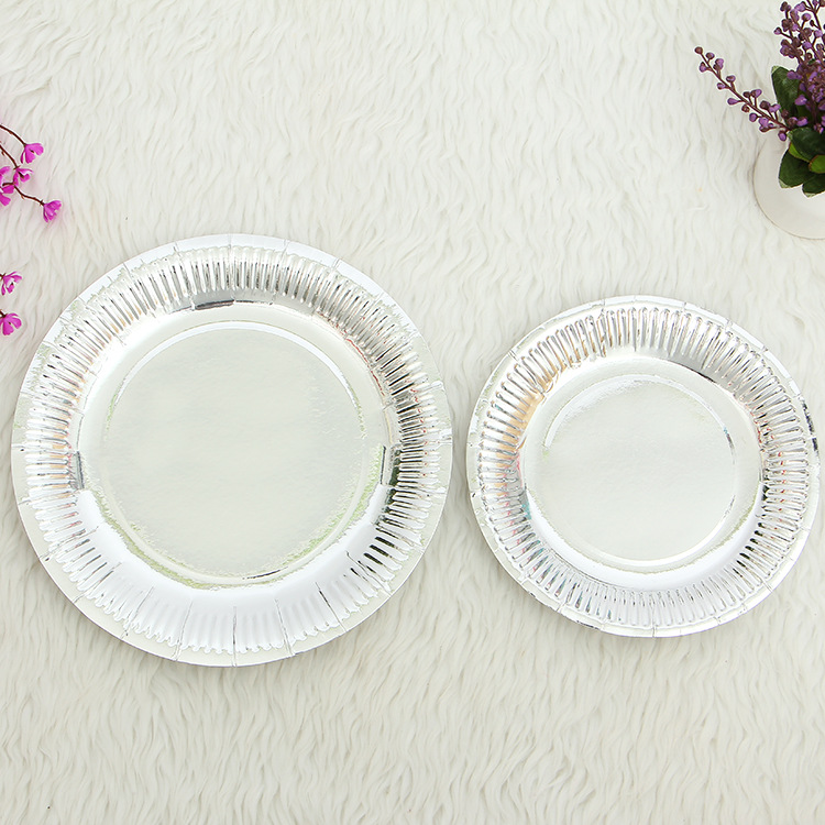 Hot Disposable Cardboard Tray Wholesale Round Snack Gold And Silver Tray Western Dessert Cake Tart Base Specification drawing