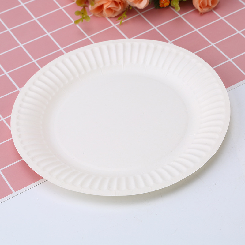 Birthday Party Supplies Birthday Cake Plate Colorful Fruit Paper Plate Disposable Cutlery Yellow Hot Gold Party Paper Plate Specification drawing