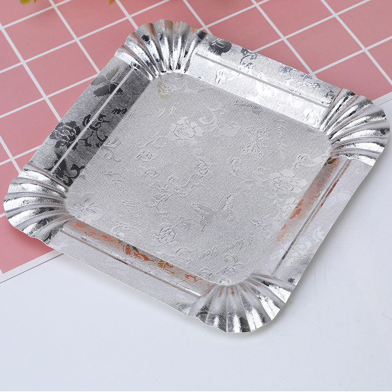 Hot Disposable Environmentally Friendly Paper Plate Party Home Cake Paper Plate Manufacturers Direct Plate Plate Application Scenario