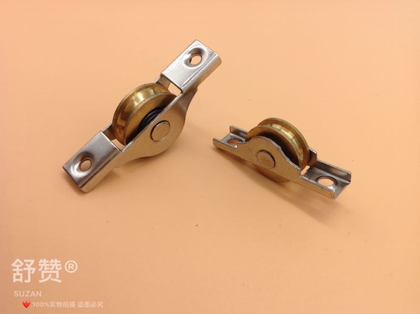 Glass shift door glass holder copper glass wheel details Picture