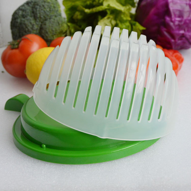 salad cutter bowl, fruit salad cutting bowl, Amazon bestseller pp salad bowl details Picture