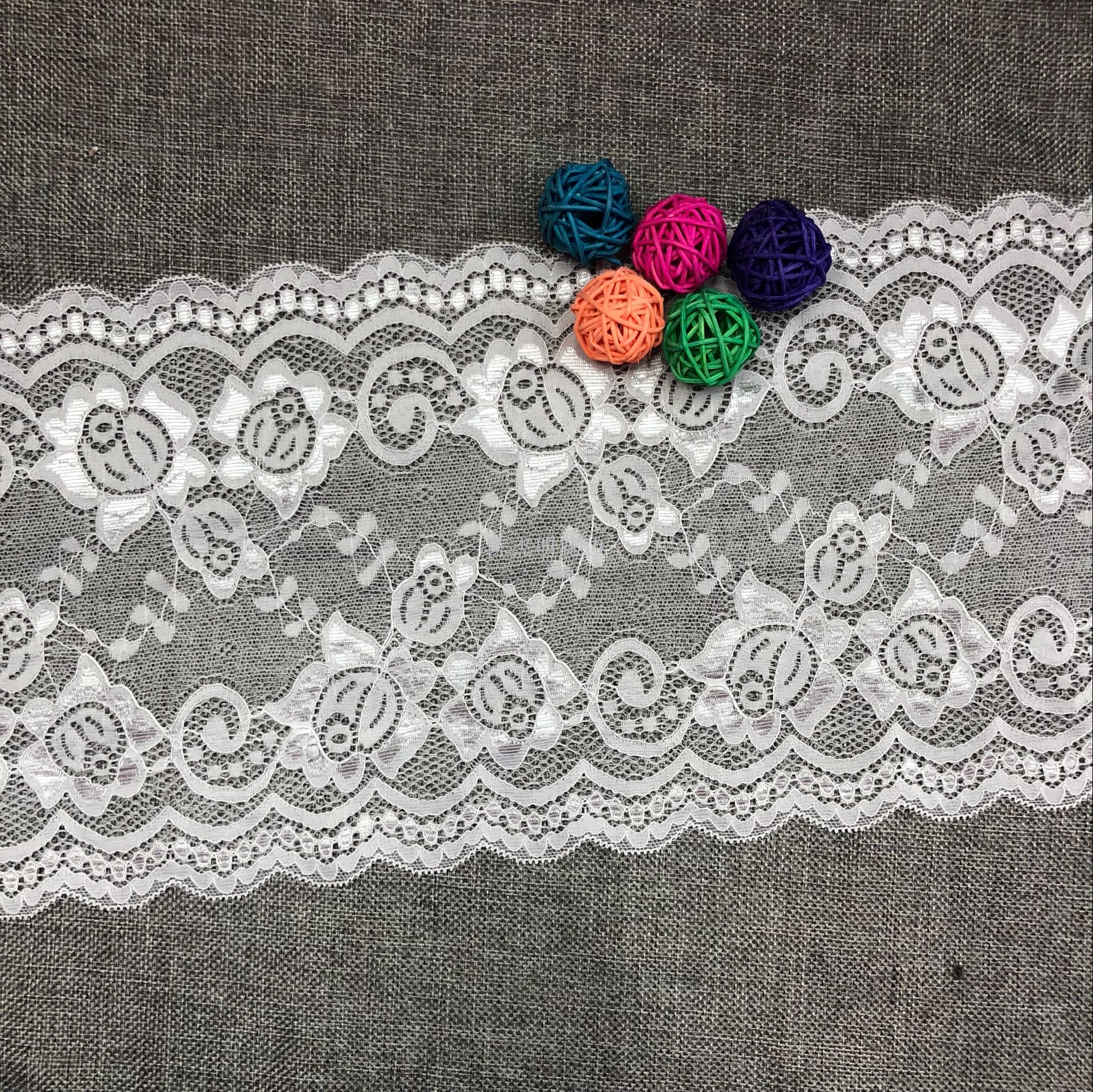 New patterned lace fabric, lace-trimmed clothing accessories, large edge factory direct sales Specification image