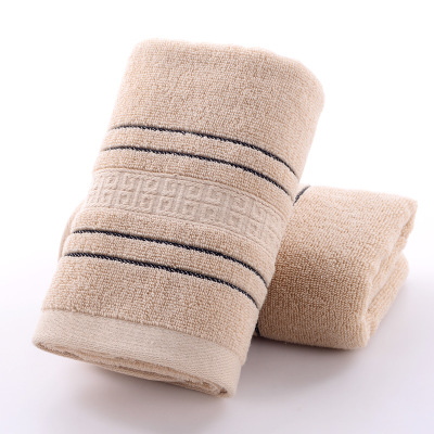 Yiwu daily-use pure cotton towel manufacturer direct sales, fashionable, thickened, super soft, can be printed with LOGO details Picture