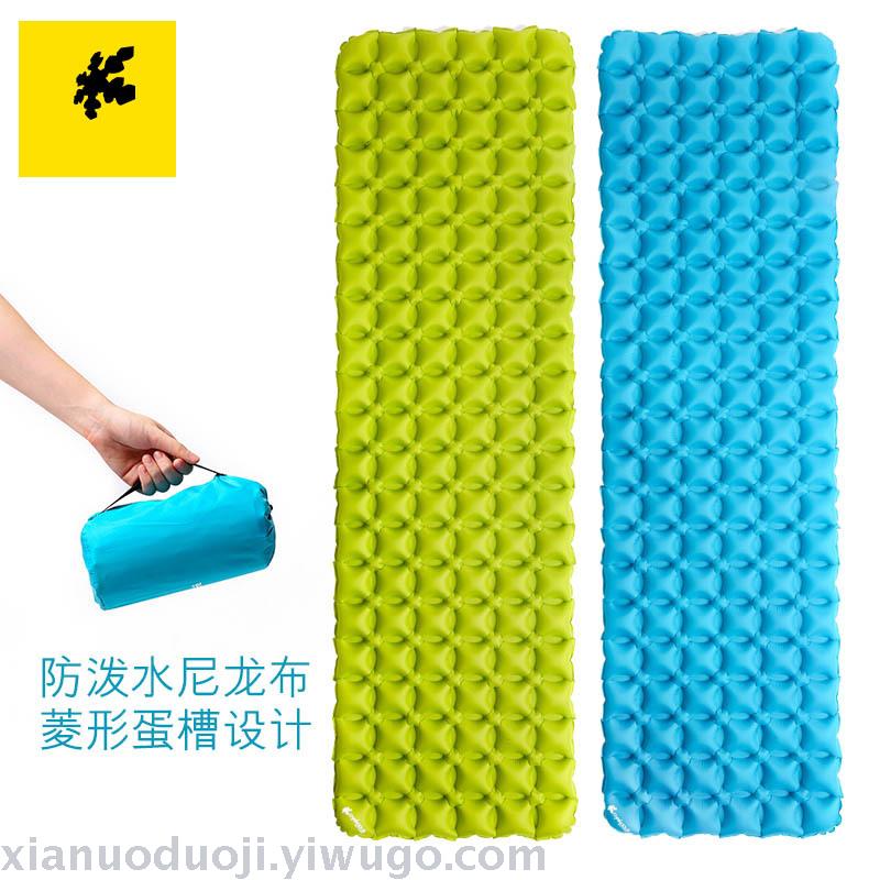 Inflatable outdoor tent sleeping mat, single egg nest moisture-proof mat, camping ground mat, lightweight tent air mat Specification image