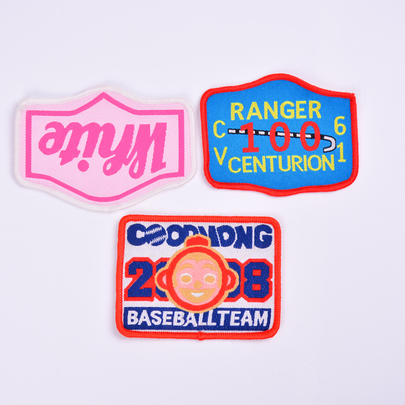 锁边织标贴布绣厂家直销电脑商标织唛织标品质保证环保实惠细节图