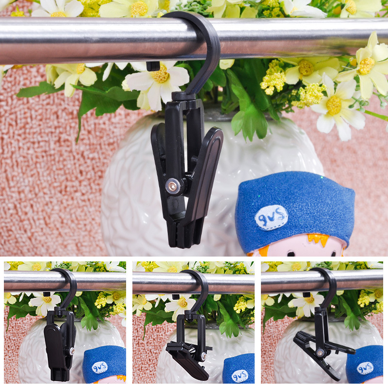 Venta directa de fábrica gancho de plástico giratorio clip de plástico clip de cortina clip de sombrero clip de zapatos 9002# details Picture