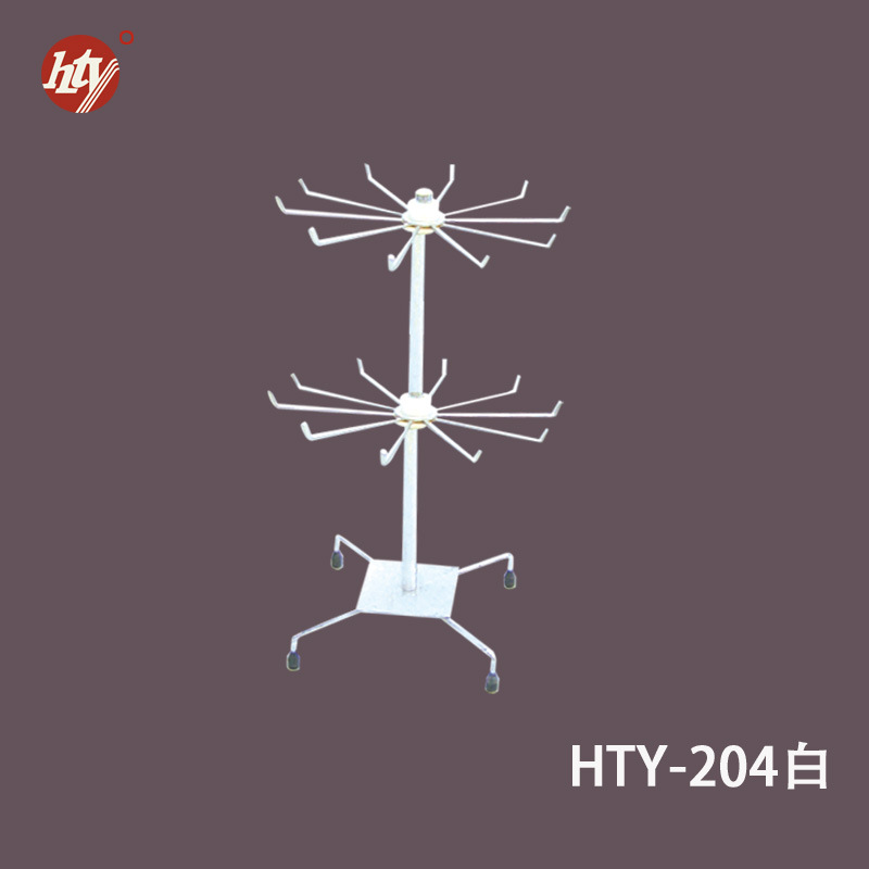 Red sun rotating display stand Jewelry pendant display stand Scarf glasses display stand product display stand Specification drawing