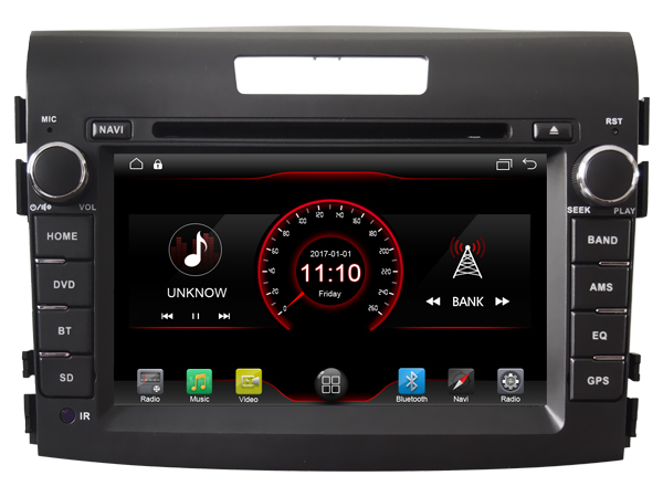 本田2012CRV安卓8.0 车载DVD GPS 汽车多媒体播放器产品图