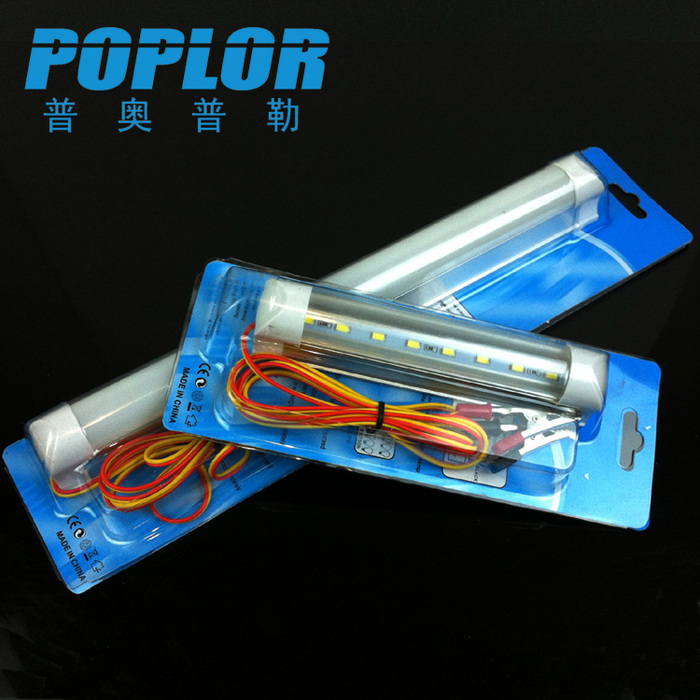 LED日光灯低压12V带线夹T8灯管15W夜市地摊灯0.6M产品图