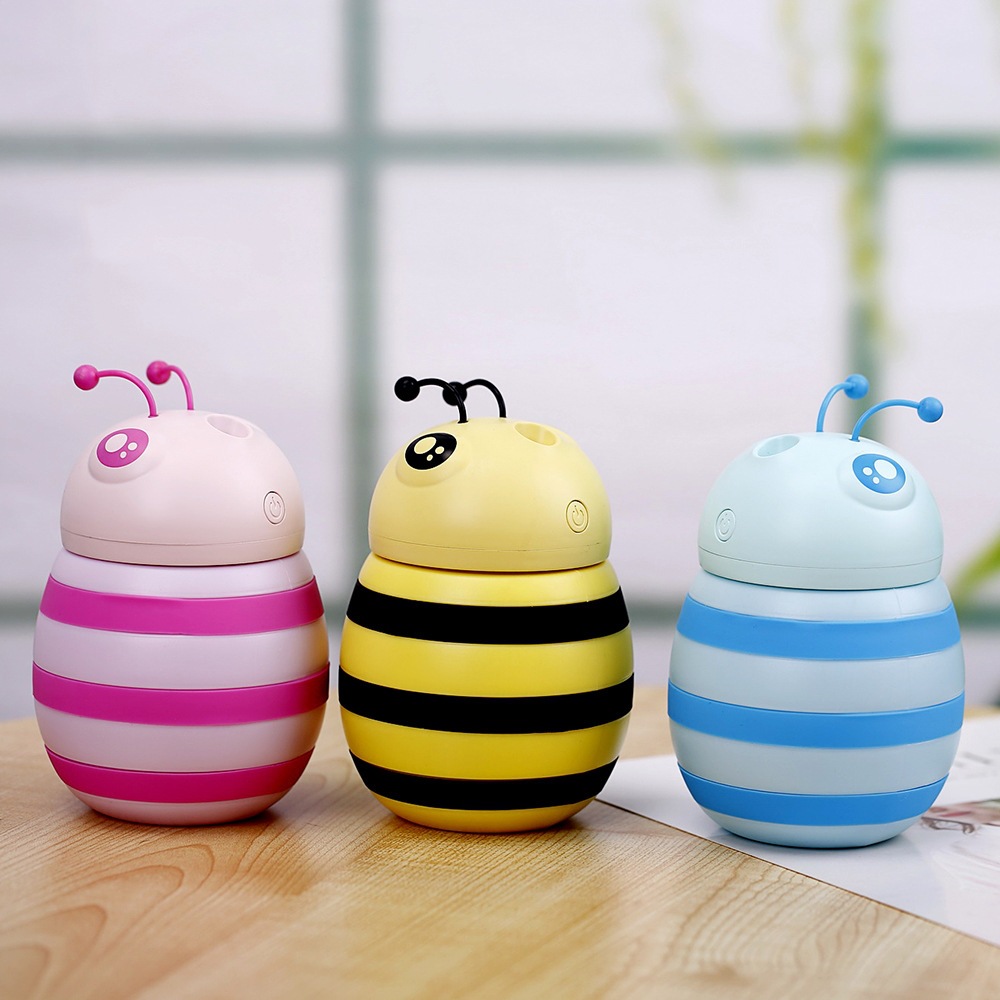 USB Mini Humidifier, indoor car humidifier, Cute Little Bee 2018 new product humidifier