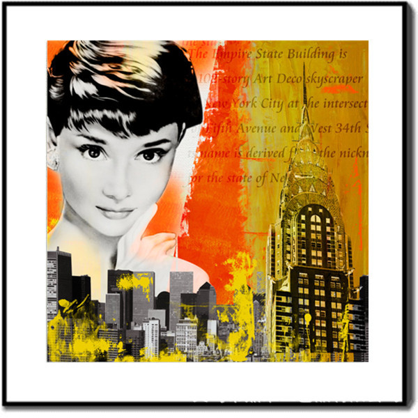 厂家直销3D 5D 立体装饰画 微框画 光栅板材 3D定制产品 6060-110