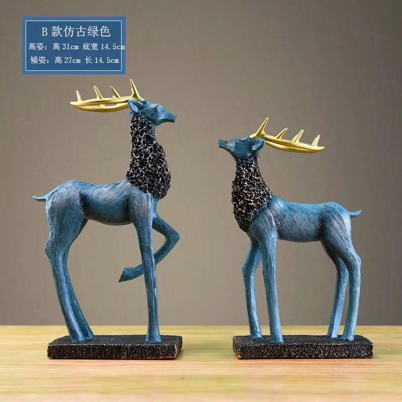 新款鹿摆件系列