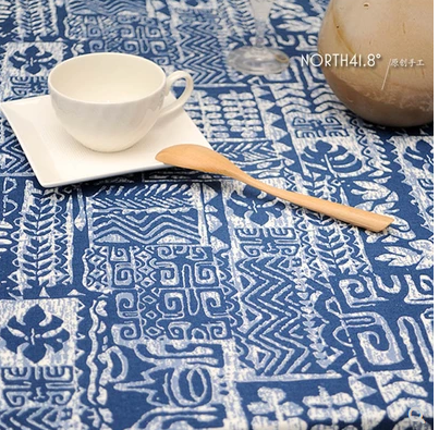 Japanese-style retro cotton and linen tablecloths, Chinese-style artistic tablecloths, covers and coffee table cloths are custom-made