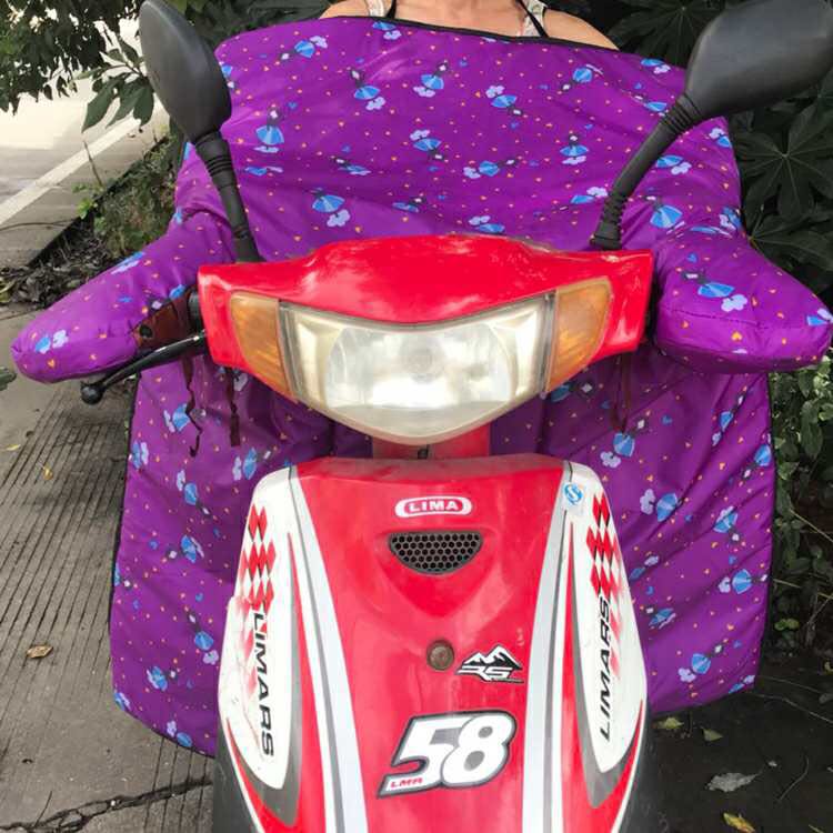 New winter electric car windshield motorcycle battery car windshield warm waterproof windshield