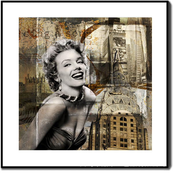 厂家直销3D 5D 立体装饰画 微框画 光栅板材 3D定制产品 6060-110产品图