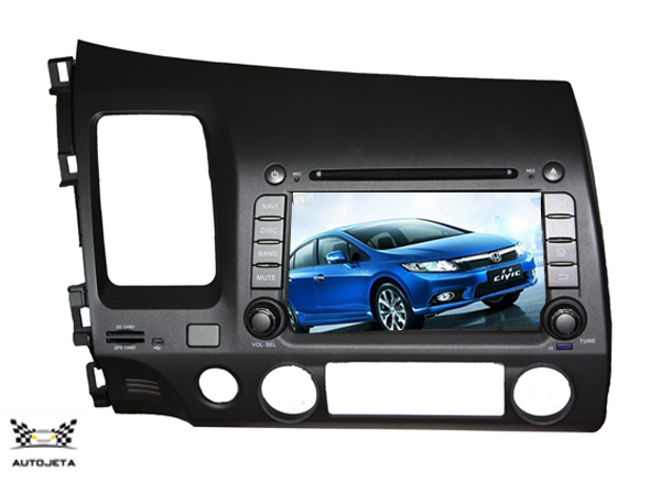 2008本田老思域安卓8.0多媒体播放器 车载DVD GPS