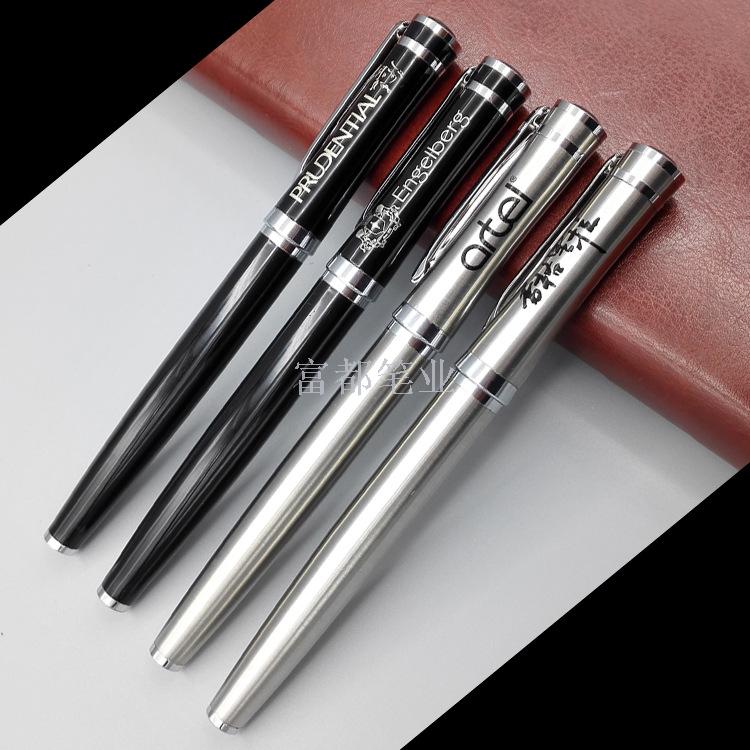 The manufacturer supplies all-steel gel pens, stainless steel signature pens and all-metal ballpoint pens that can be printed with logos details Picture