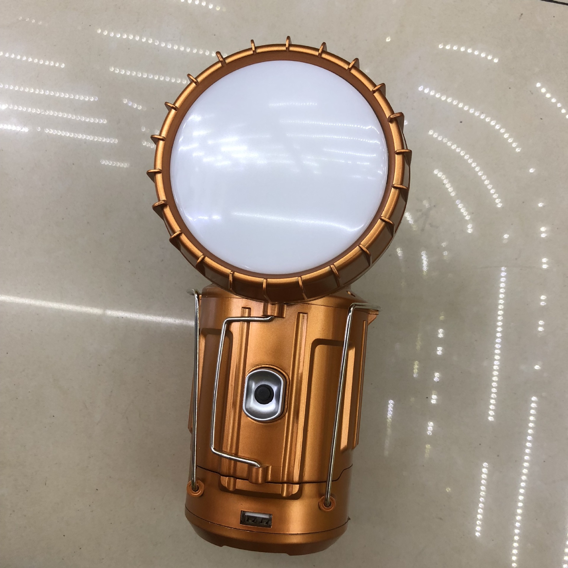 9299A充电加电池加太阳能三用照明灯应急灯野营灯