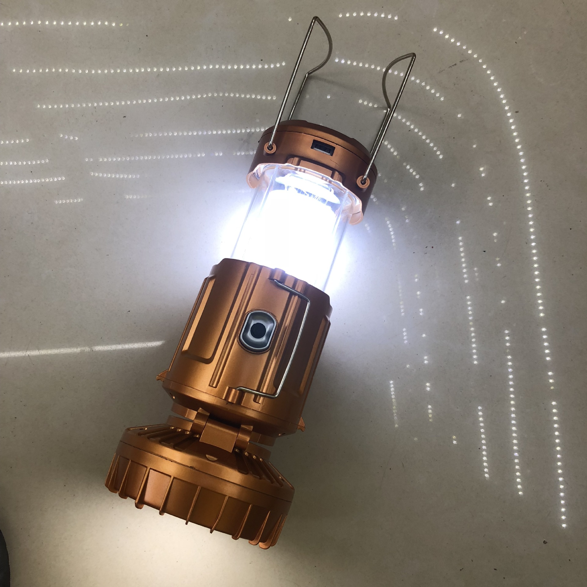 9299A充电加电池加太阳能三用照明灯应急灯野营灯细节图