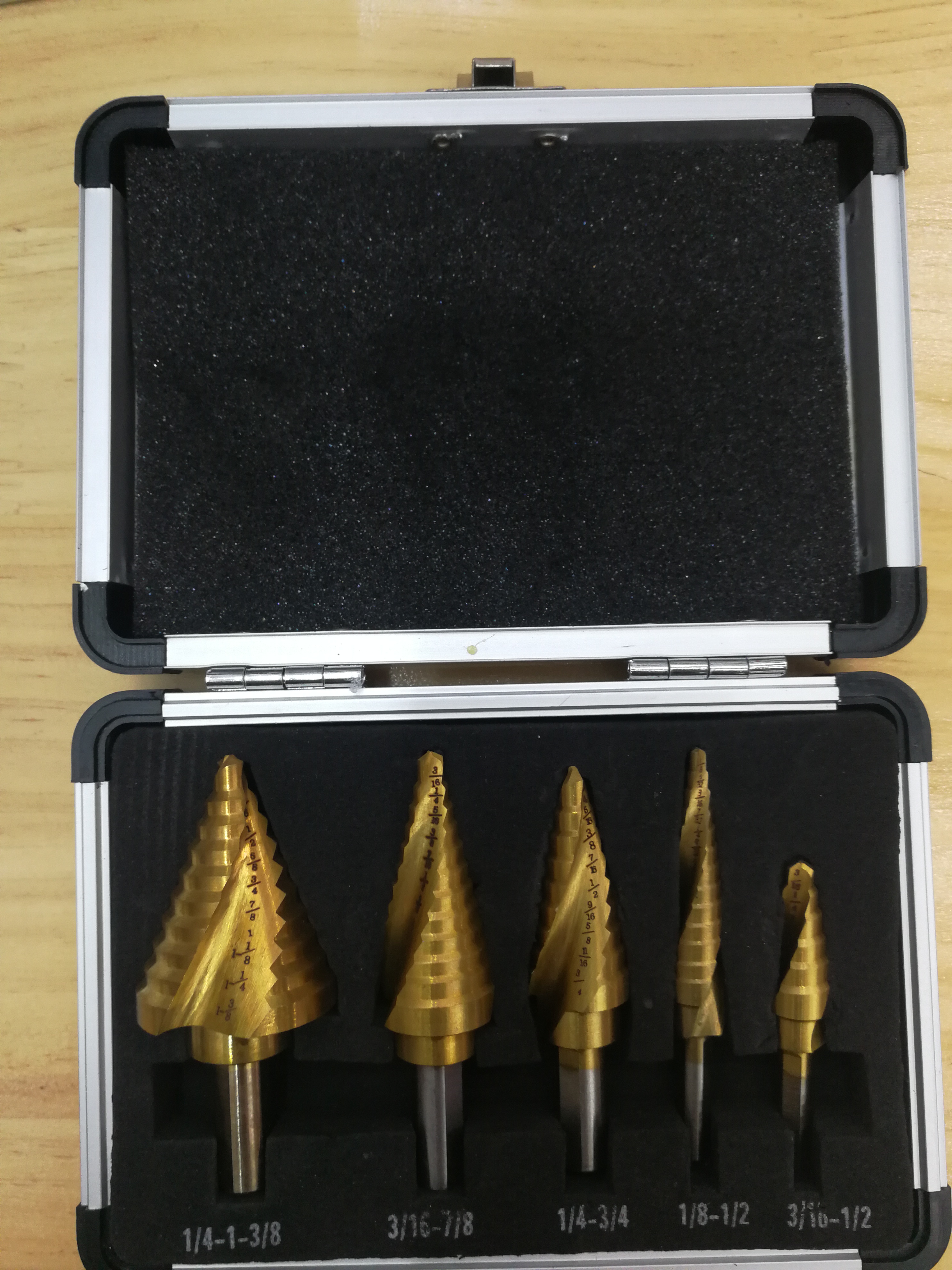 螺旋槽阶梯钻5PC