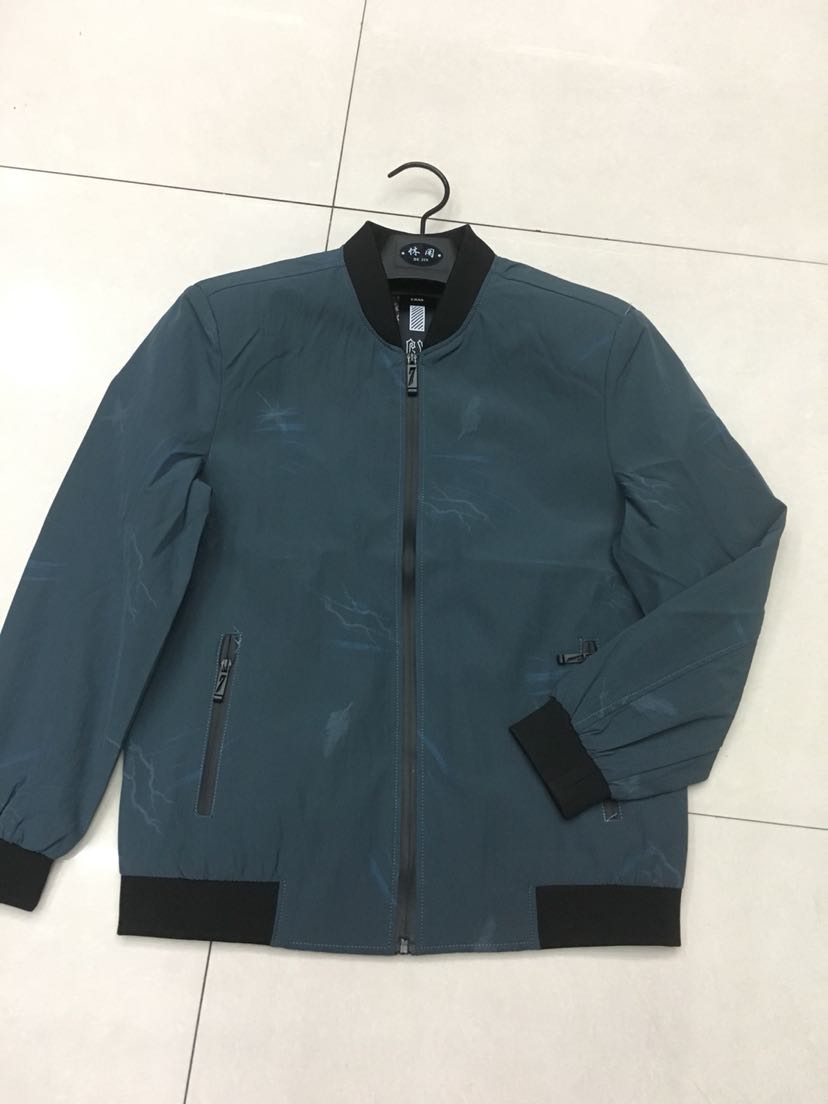 男士夹克实物图