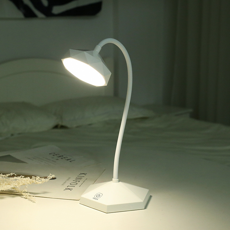 Eye-protecting lamp, desk, college student touch led lamp, dormitory desk lamp, good eyesight folding bedside lamp, portable reading details Picture