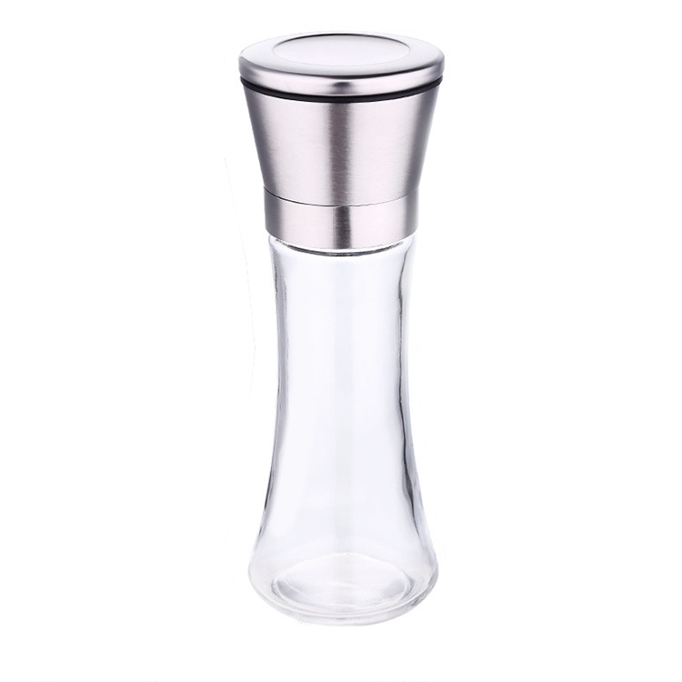 Stainless Steel Foam Box Pepper Grinder B6-3-2 Pepper Pepper Coffee Grinder Manual Grinding Bottle details Picture