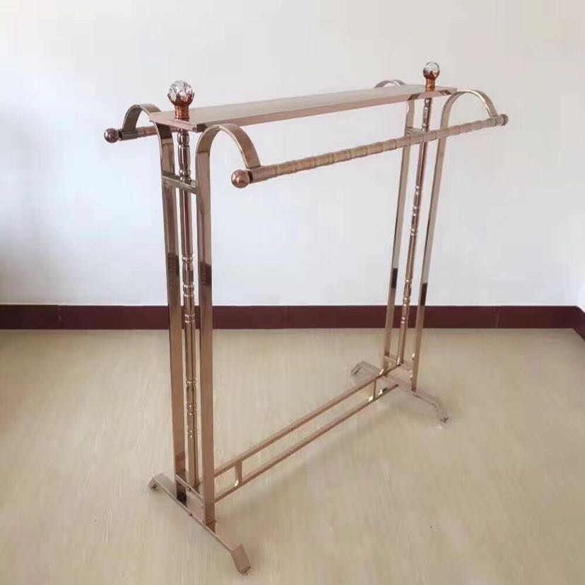 Rose gold garment rack garment hanger inside hanger
