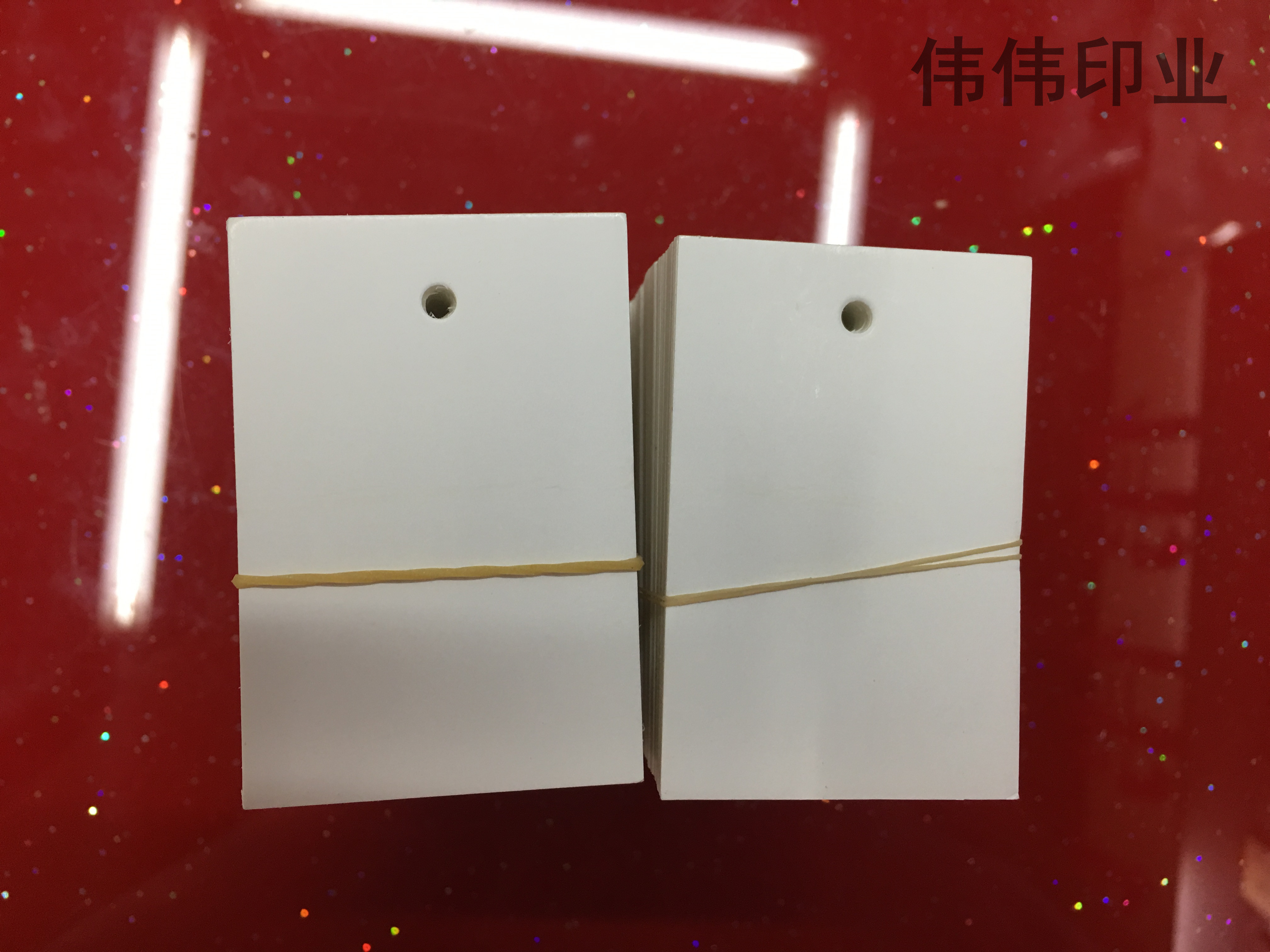 空白吊牌白卡纸