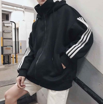 Men's hoodies, hoodies, cardigans, spring and autumn jackets, couples, Instagram men's trendy brands, hip-hop trend Specification image