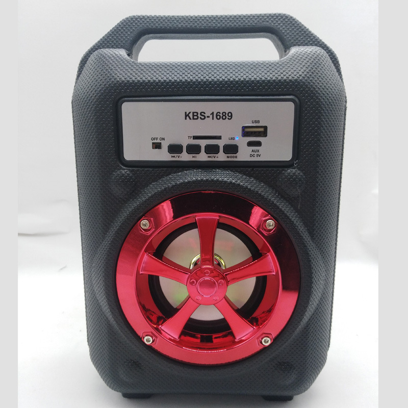 JBK-1688 portátil inalámbrico 3 pulgadas bluetooth subwoofer speaker USB TF con radio 5W Application Scenario