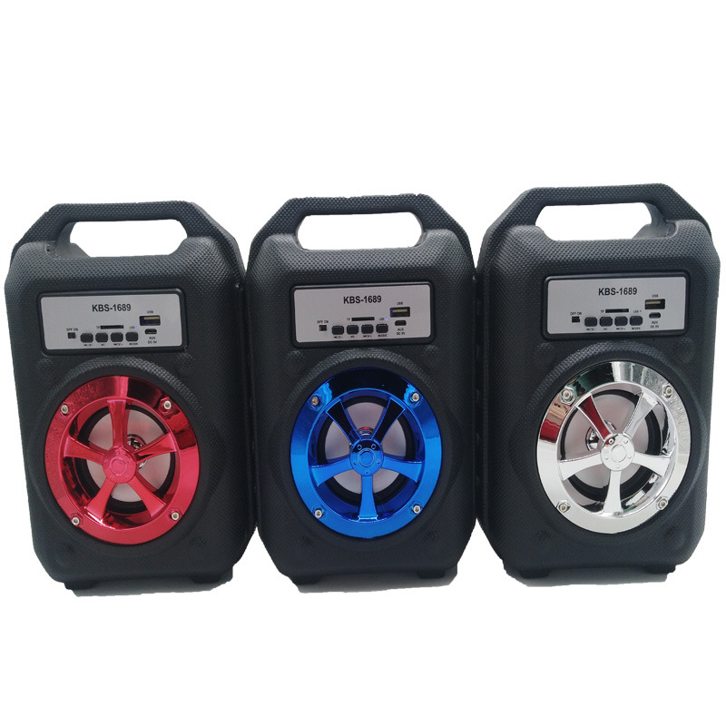 JBK-1688 portátil inalámbrico 3 pulgadas bluetooth subwoofer speaker USB TF con radio 5W