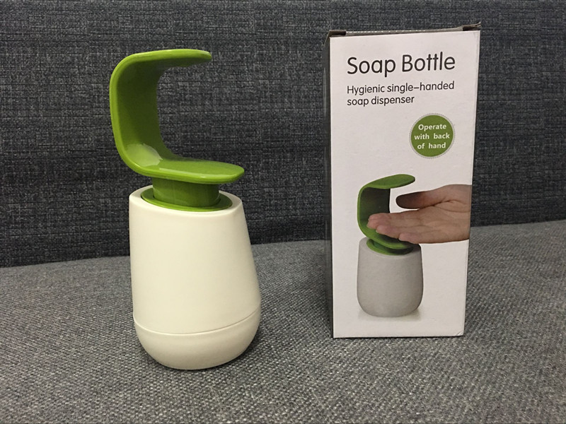 soap bottle C型单手手背按压洗手液瓶子皂液器 现货