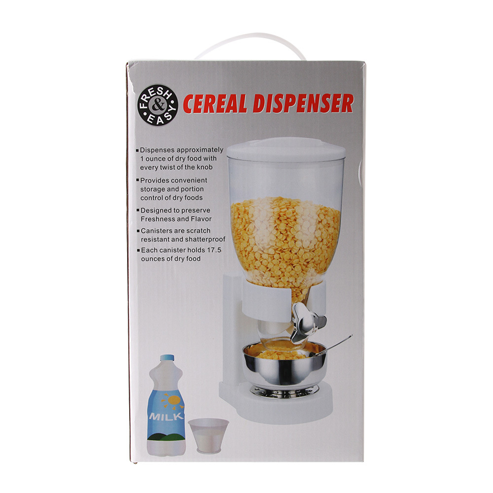 Factory direct sales of cereal dispemser single-head plastic food dispenser oatmeal machine full figure