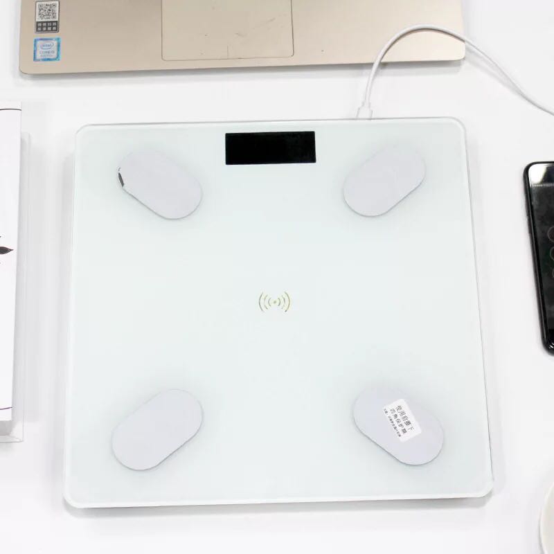 新款充电蓝牙智能电子人体秤体重秤脂肪体脂称厂家直销 一件代发产品图