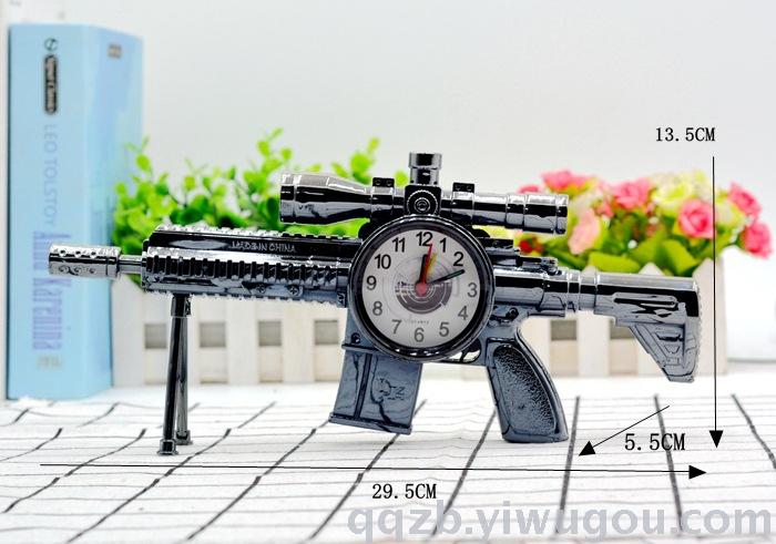 Submachine gun set alarm clock wholesale company gift fashion boutique goods export Aliexpress thumbnail