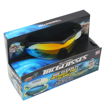 TV新款 户外骑行驾驶护目镜 Tac glasses防炫光眼镜厂家直销