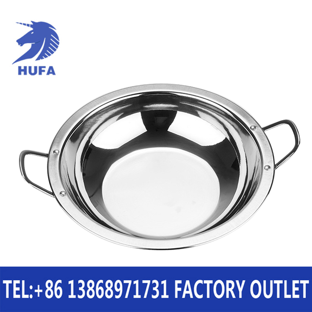 Hotel supplies: Kexing wide-edge extra-thick flat pan, non-stick pan, stainless steel pancake pan Specification image