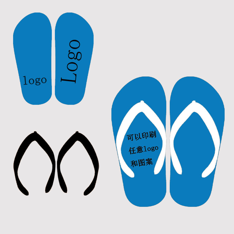 Factory design and production of custom patterned beach PE herringbone-shaped slippers and cool slippers wholesale