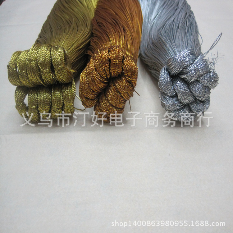 8 Gold And Silver Wire Tag Line Handicraft Line With Tag Line A Large Number Of Spot Can Be Customized Packaging Application Scenario