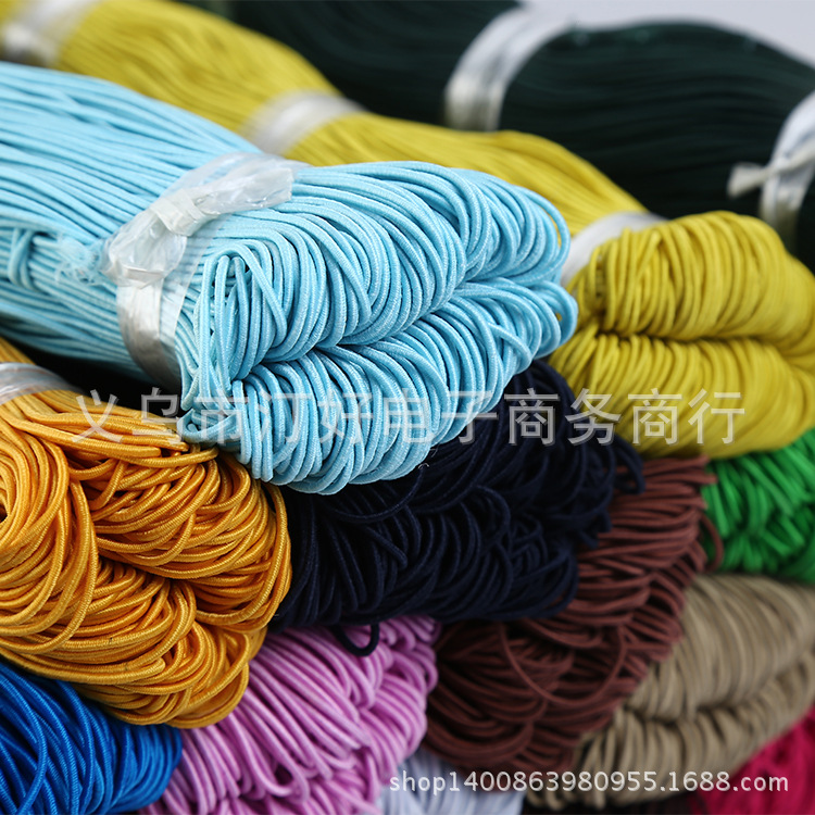 Round 0.12Cm Imported Elastic Bead Rope Color Complete Buddha Bead Rope Early Education Toy Application Scenario