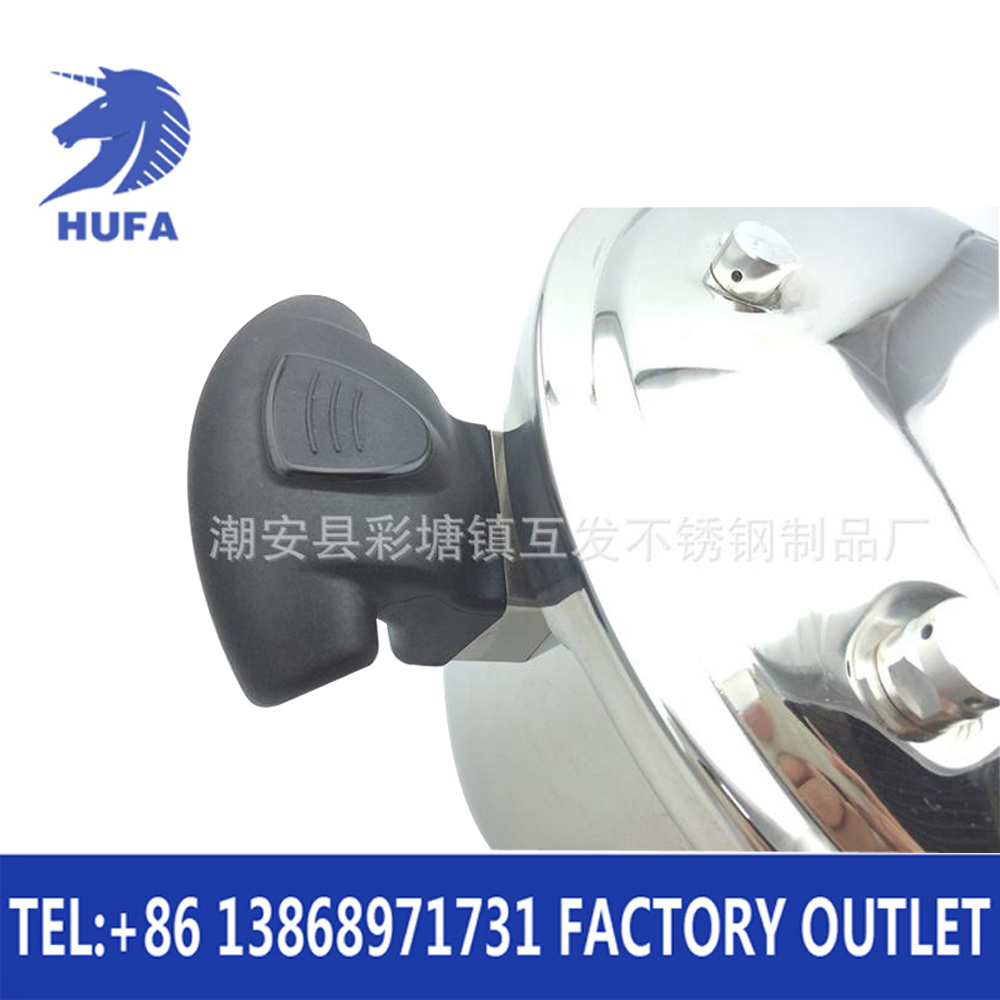 202 stainless steel pressure cooker multi-layer composite bottom new process pressure cooker rotating cover Specification image