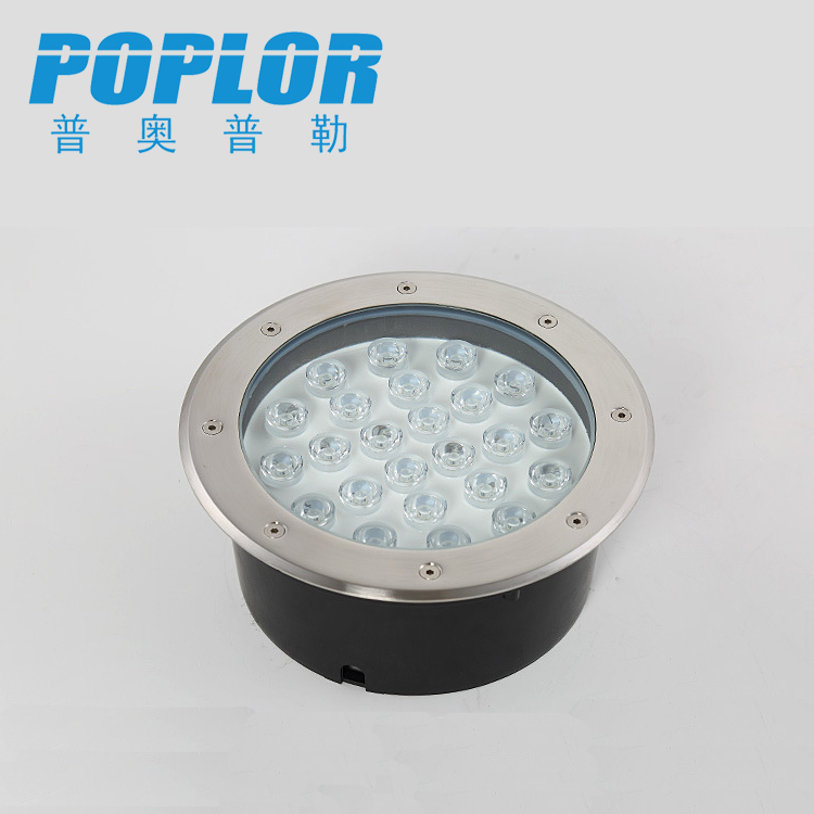LED地埋灯24W 埋地灯照树射灯庭院草坪灯户外防水白光